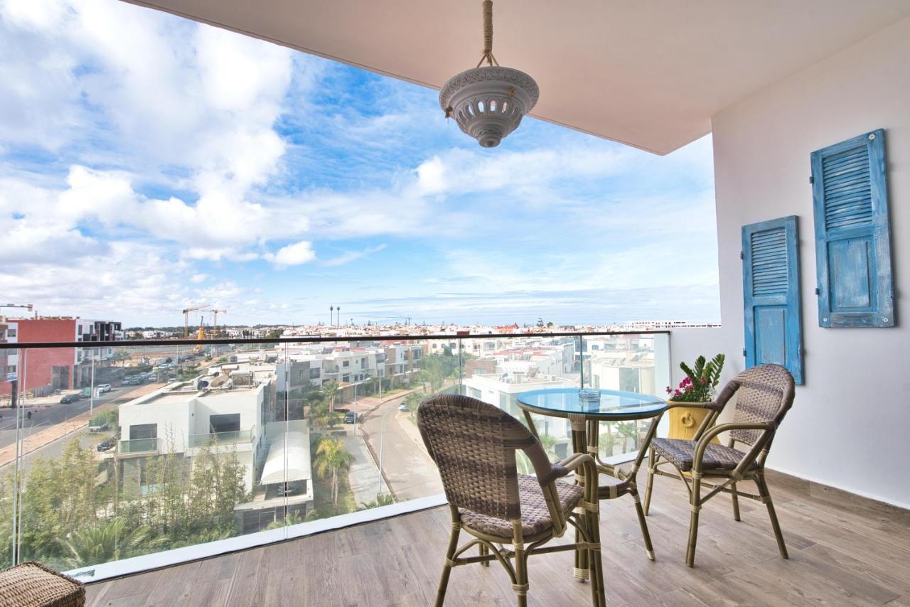 Luxury 90sqm With Pool Near Wifi Unlimited Optical Fiber Appartement Agadir